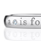 Les Alliances A Diamond is Forever par De Beers
