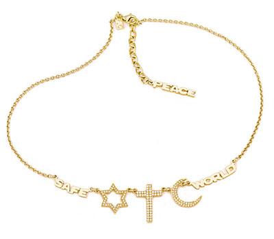 Collier Safe World Peace Or Jaune 1960€ - Fadia Otte Collier Safe World Peace Or Jaune 1960€ - Fadia Otte.