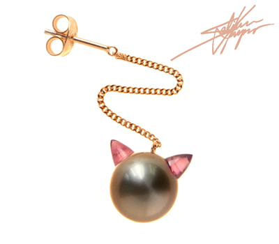 Boucles d'Oreilles Punk Pearl - Sabina Kasper