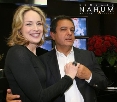 Bague Edouard Nahum pour Sharon Stone