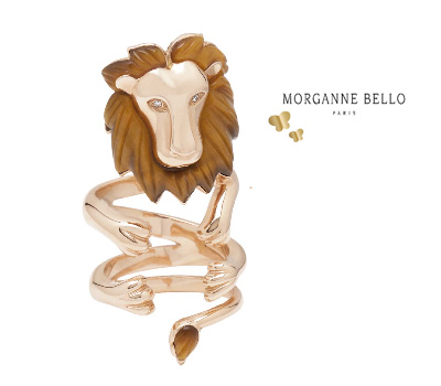 Bague Lion Morganne Bello - Collection Bijoux Bestiaire