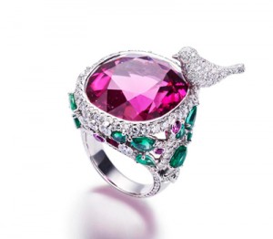 Bague Oiseau - Limelight Garden Party par Piaget