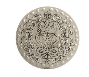 Médaille de Mariage Christian Lacroix et la Monnaie de Paris - Bronze Argenté