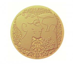 Médaille du Pacs Christian Lacroix et la Monnaie de Paris