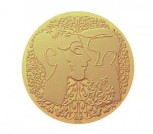 Médaille du Pacs Christian Lacroix et la Monnaie de Paris