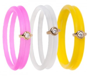 Bague Or et Caoutchouc Ayzee Kay - Nessa Joaillerie