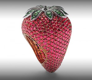 Bague Fraise Rubis - Henri J. Sillam Joaillerie