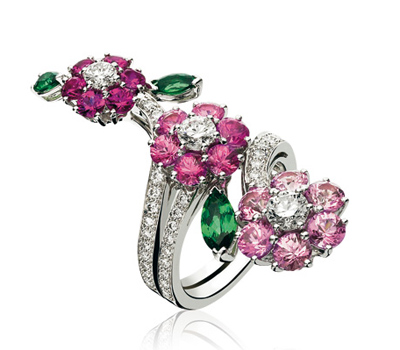 Bague Broderie Printemps - Van Cleef & Arpels Joaillerie Bague Broderie Printemps - Van Cleef & Arpels Joaillerie
