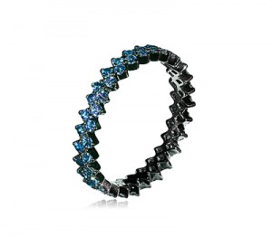 Bague Rêve de Princesse en Or Noir - Victoria Casal