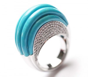 Bague Turquoise - Henri J. Sillam Joaillerie