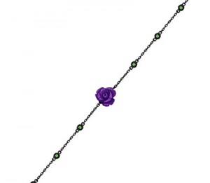 Bracelet En Argent Rhodié Noir - Ma Petite Chérie