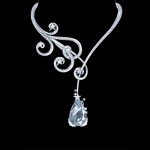 Dessin de bijou Gouaché, Collier étoile - Cécile Rochay