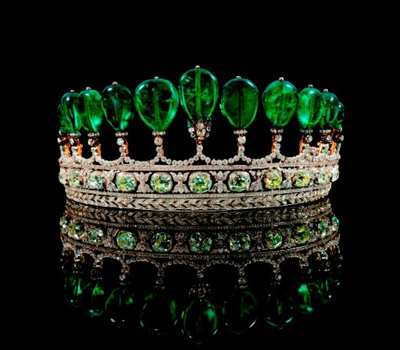 Tiare Émeraudes - Vente aux Enchère Sotheby's, Genève Tiare Émeraudes - Vente aux Enchère Sotheby's, Genève
