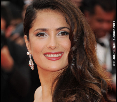 Salma-Hayek en Bijoux Boucheron au Festival de Cannes