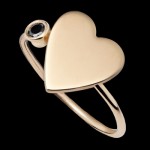 Bague Coeur Frida par Bliss Rose Joaillerie