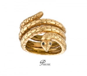 Bague Serpent par Priscilla Bialek pour Parure