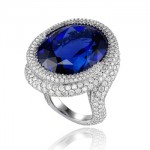 Bague Tanzanite Diamants Red Carpet par Chopard Joaillerie