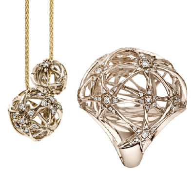 Bague et Pendentif Copernicus par le Joaillier H.Stern Bague et Pendentif Copernicus par le Joaillier H.Stern