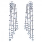 Boucles d'Oreilles Multi-Rangs Diamants Arpeggia - De Beers