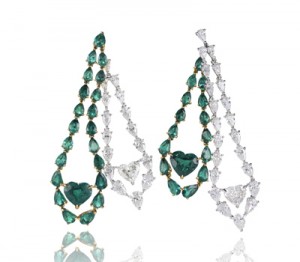 Boucles d'Oreilles Émeraudes Red Carpet par Chopard Joaillerie