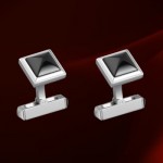 Boutons de Manchette Onyx de Cartier