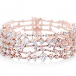 Bracelet Or Rose et Diamants Arpeggia - De Beers Joaillerie