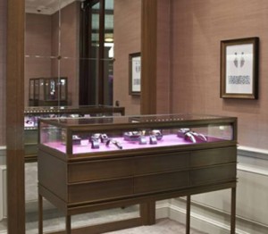 Vitrine des Bijoux Boucheron - Boutique de Monaco