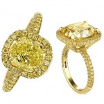 Bague Aura Full Diamants Jaunes - De Beers