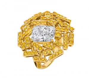 Bague Diamants Jaunes Grand Frisson de Chaumet