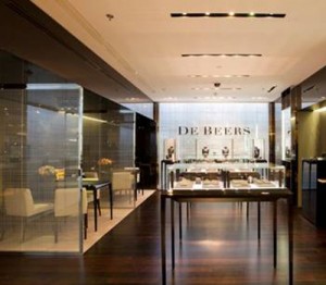 Boutique De Beers aux Galeries Lafayette