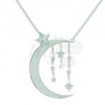 Collier Lune et Étoiles par Reminiscence