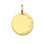 Médaille de Baptême en Or Jaune Maty