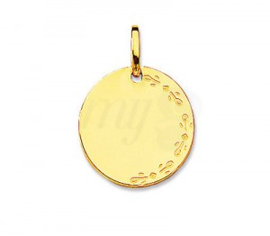 Médaille de Baptême en Or Jaune Maty