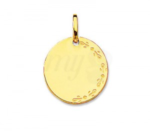 Médaille de Baptême en Or Jaune Maty