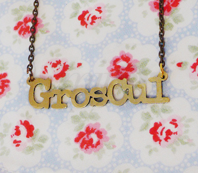 Collier GrosCul par Félicie Aussi.