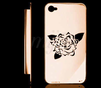 Coque Bijou Or Rose Umberto Bellini pour iPhone 4s