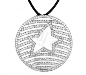 Pendentif Étoile Diamants - Lorenza Paris