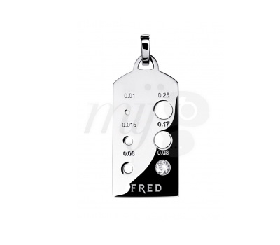 Pendentif Tag Fred Homme