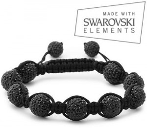 Bracelet Shamballa Macramé Noir Avec œil De Chat, Unisexe, Style Bohème, Neuf Avec étiquettes