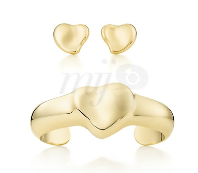 Boucles d'Oreilles et Bracelet Full Heart - Elsa Peretti Tiffany & Co
