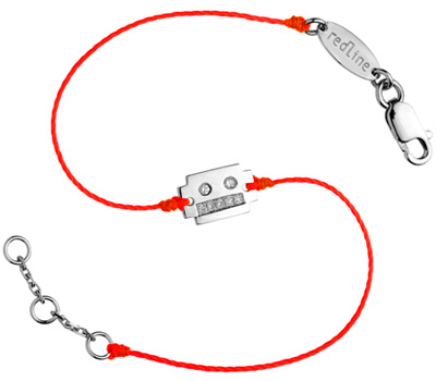 Bracelet Extraterrestre sur un fil rouge de Redline